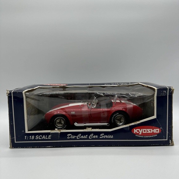 Miniature Kyosho 1/18 - Shelby Cobra 427 S/C - Rouge - Diecast - Occasion
